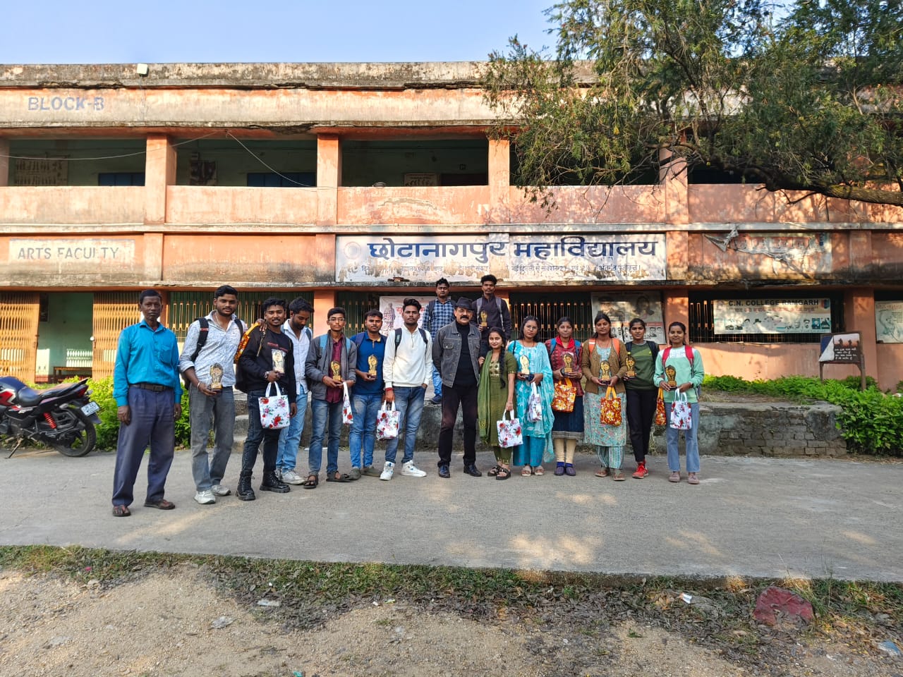 Inauguration of the library building